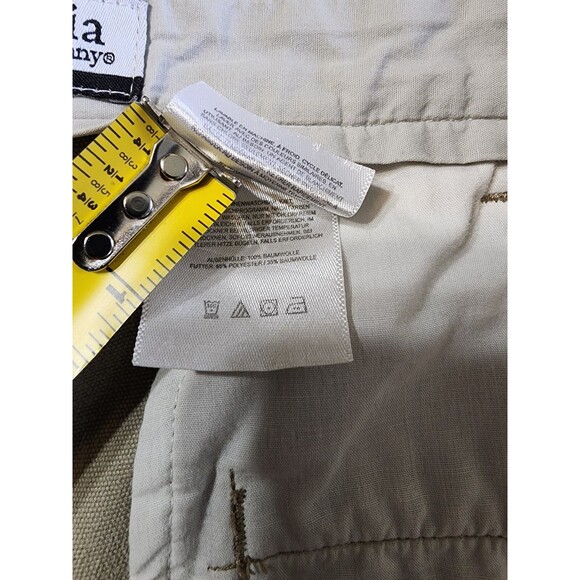 Columbia Sportswear Co. Men's Size 38 Khaki Chino Shorts Embroidered Pocket Logo - Picture 15 of 16